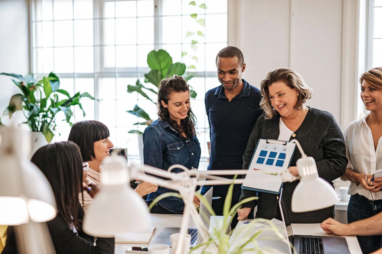 Persone durante un’attività di team building e promozione della salute